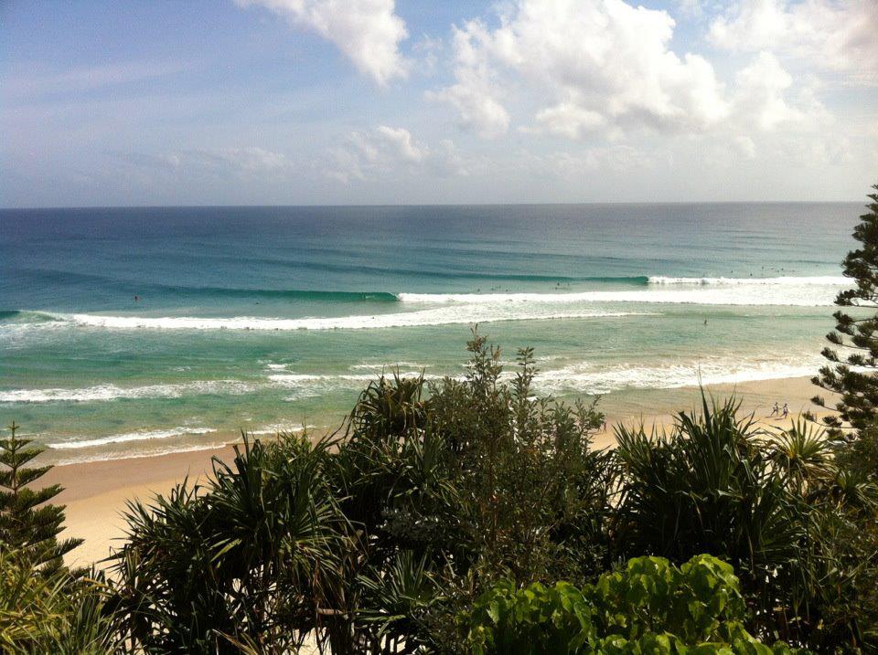 O surfe no superbanks da Gold Coast