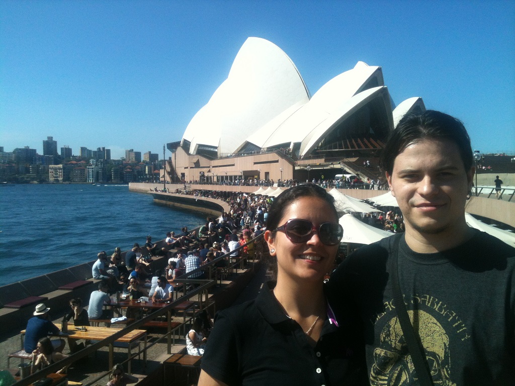 #experiência: Leo e Raquel, Sydney, AU