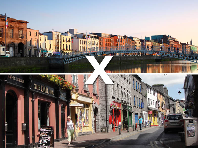 Irlanda: Dublin x Galway